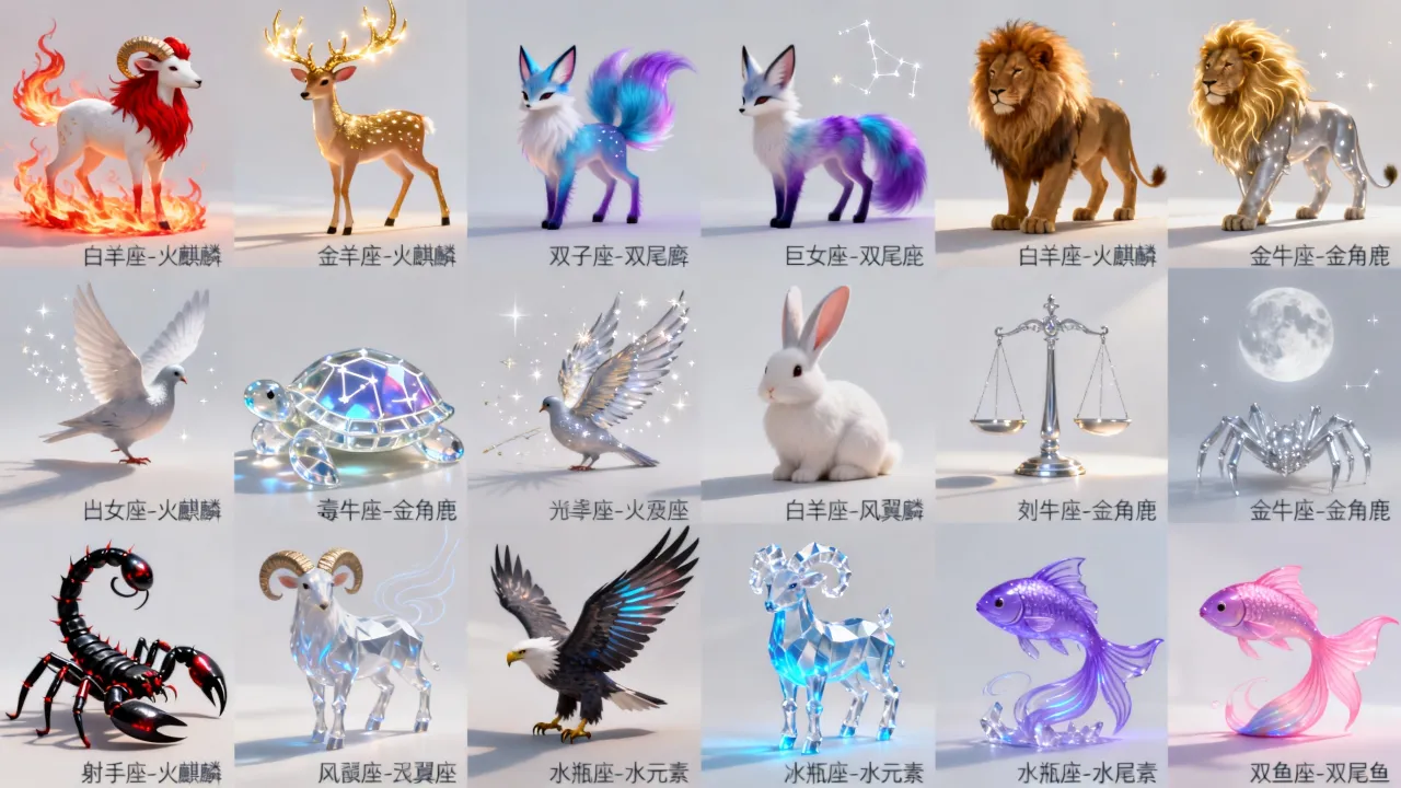 十二星座的魔法坐骑是什么？你的守护神兽是哪个？