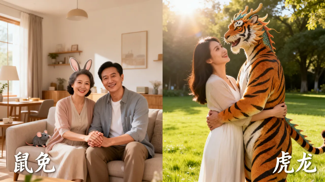 属鼠和属兔的婚姻怎么样？属虎和属龙配不配