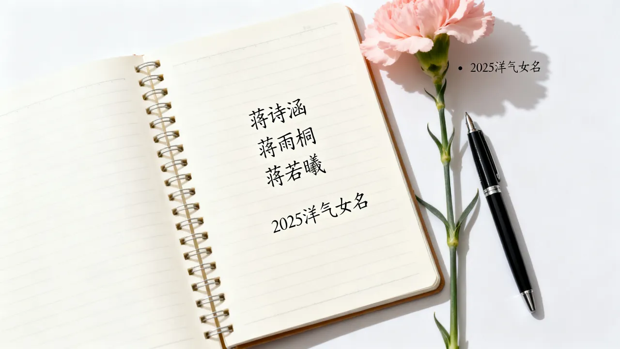 蒋氏女宝宝怎么起名，2025年洋气好听的名字大全