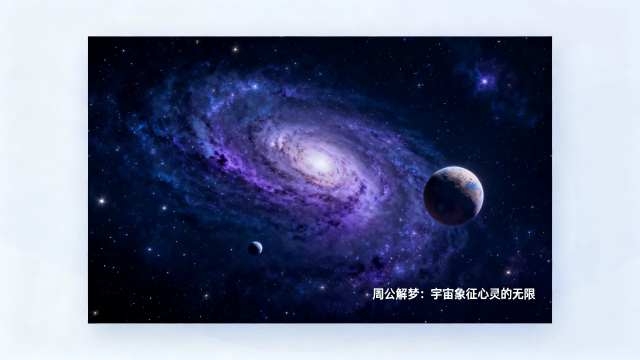 梦见宇宙是什么意思，做梦梦到宇宙预示什么？周公解梦大全。