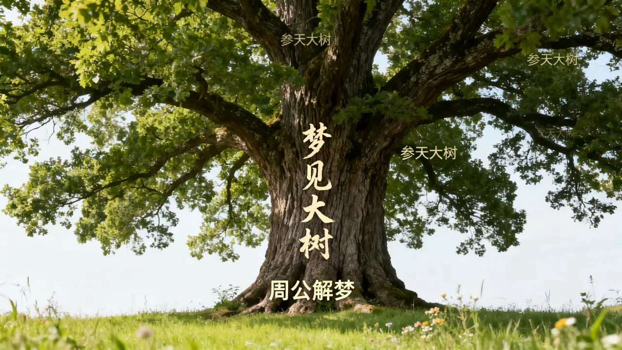 梦见大树是什么意思？梦到参天大树预示吉凶，周公解梦大全