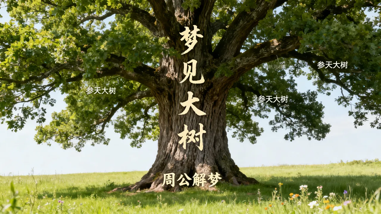 梦见大树是什么意思？梦到参天大树预示吉凶，周公解梦大全