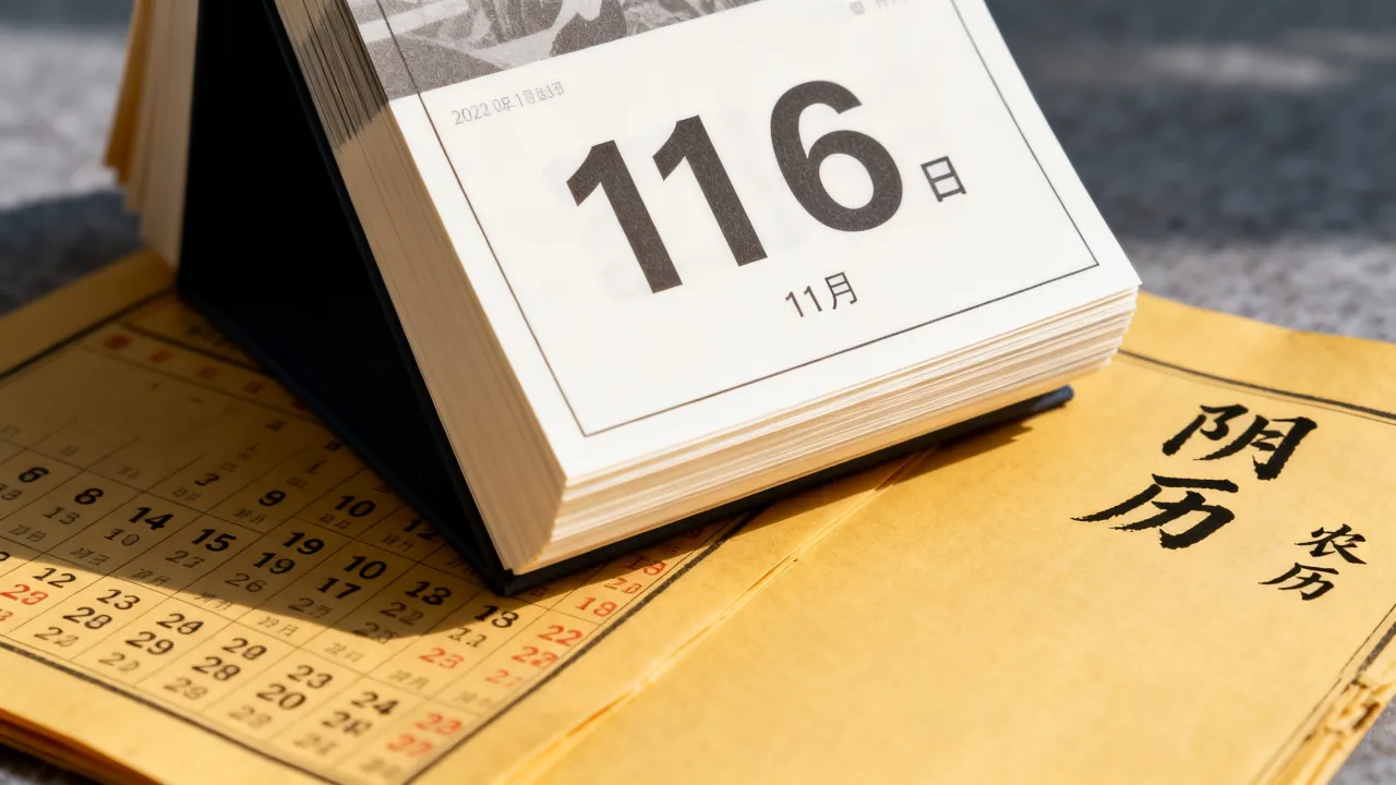 11月6日阴历是几月几号？11月6日农历对应是几月几号？