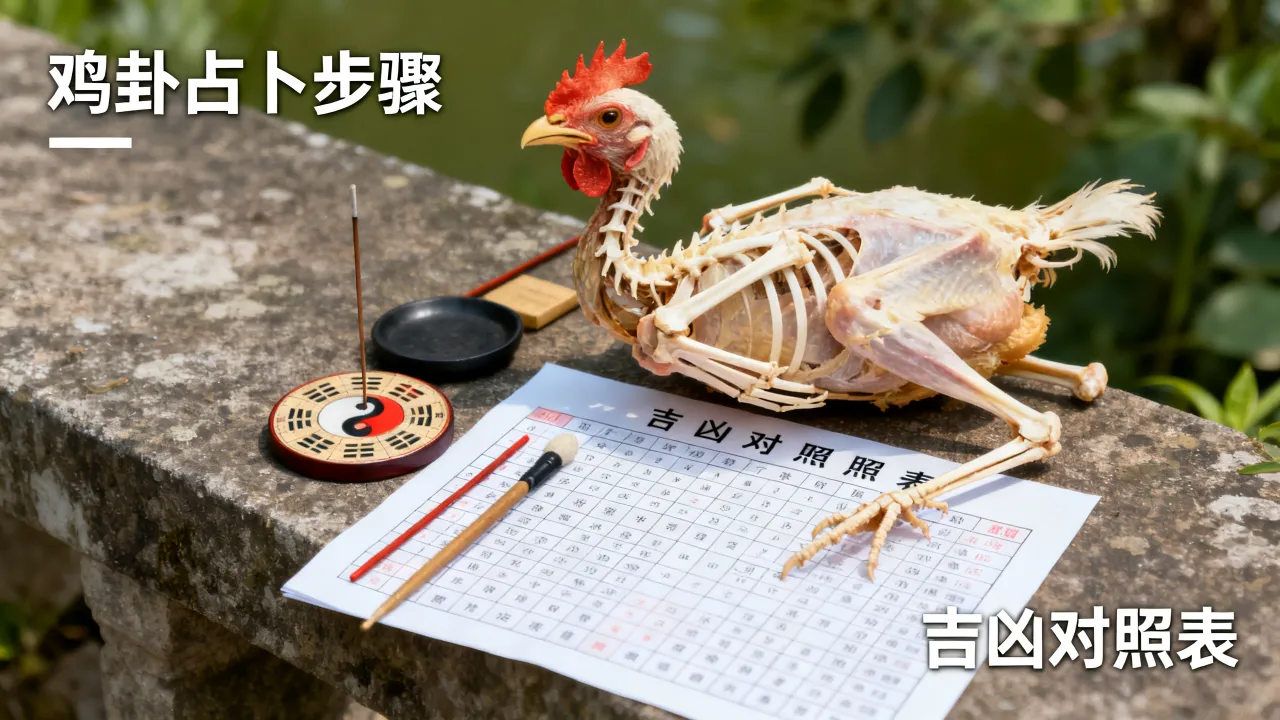 打牙祭鸡卦怎么看吉凶,鸡卦占卜对照表与吉凶详解 打牙祭鸡卦怎么看吉凶,鸡卦占卜对照表与吉凶详解