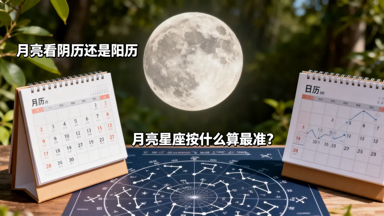 月亮看阴历还是阳历,月亮星座按什么算最准? 月亮看阴历还是阳历,月亮星座按什么算最准?