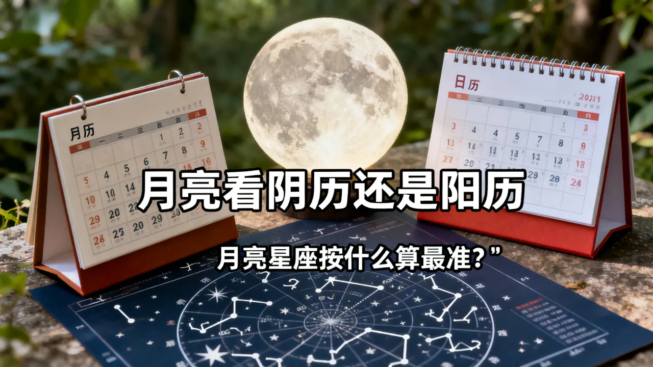 月亮看阴历还是阳历,月亮星座按什么算最准? 月亮看阴历还是阳历,月亮星座按什么算最准?