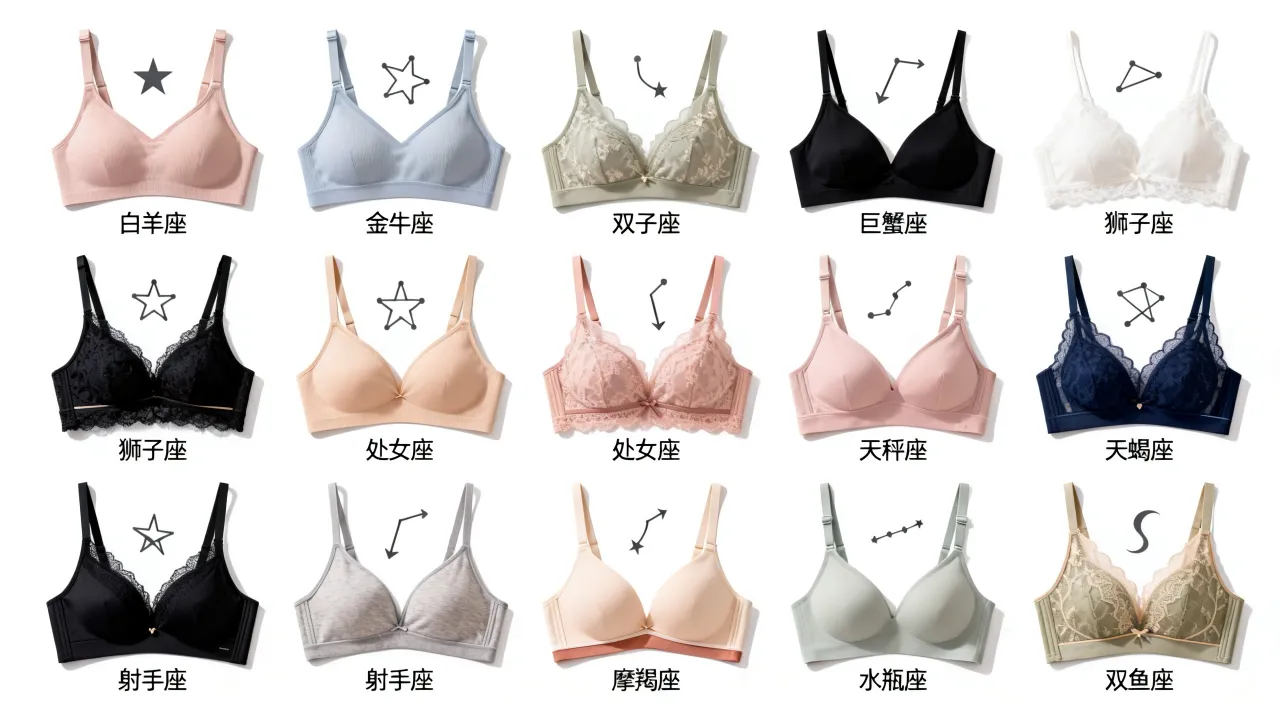 文胸十二星座怎么选？如何根据星座选择最合适的文胸？