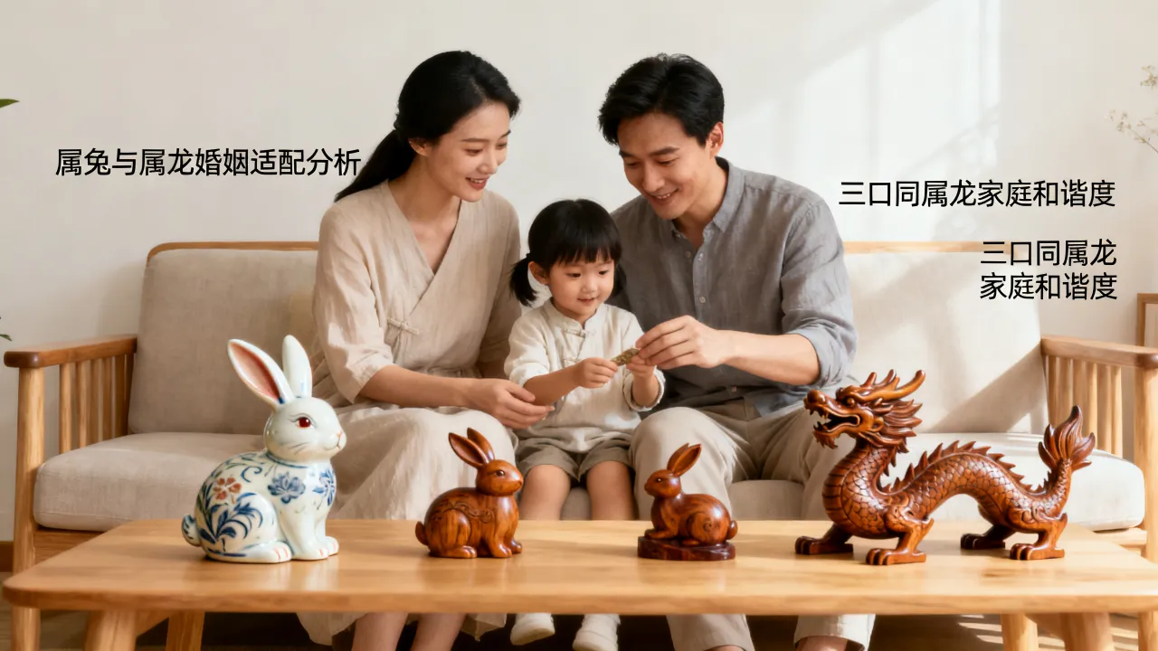 属兔和属大龙的婚姻配不配,一家三口都属大龙好吗 属兔和属大龙的婚姻配不配,一家三口都属大龙好吗