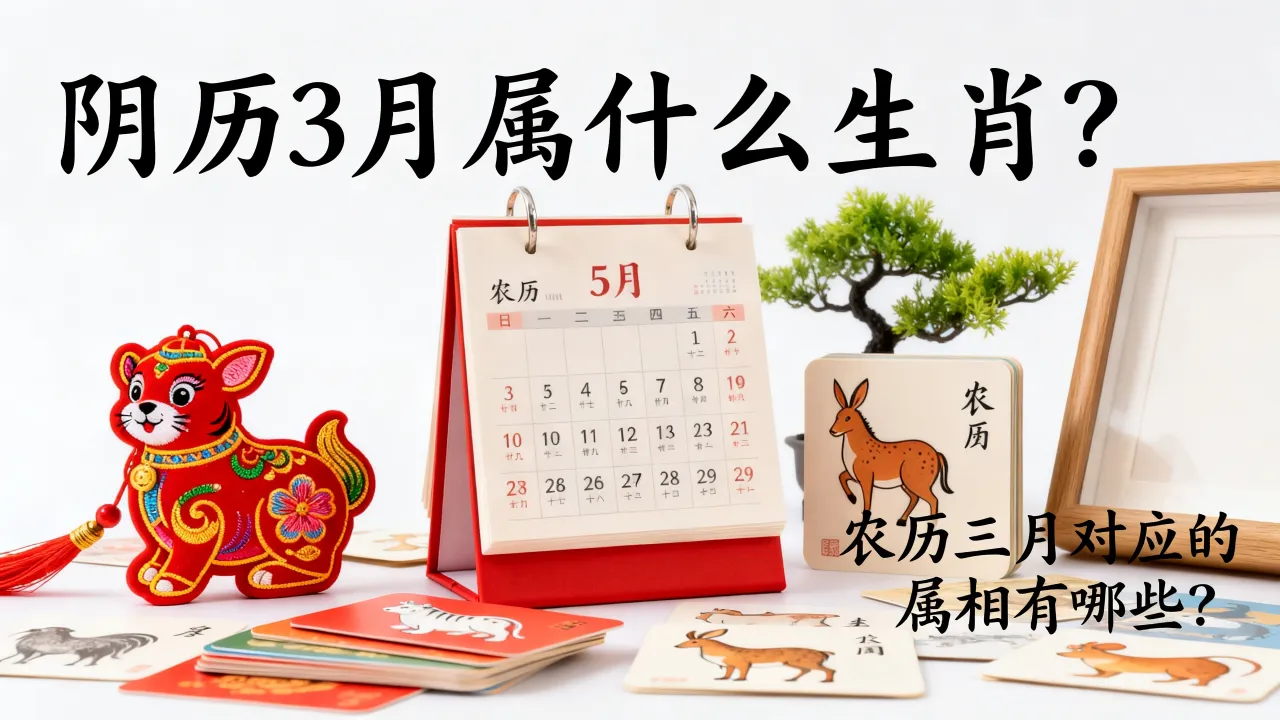 阴历3月属什么生肖？农历三月对应的属相有哪些？