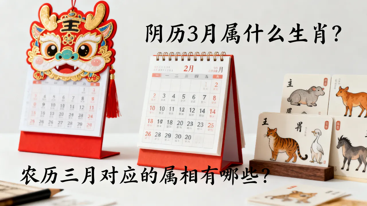 阴历3月属什么生肖？农历三月对应的属相有哪些？