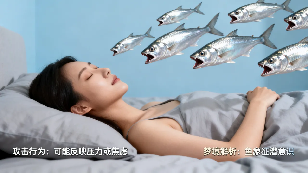 梦到鱼攻击人是什么预兆,梦见鱼咬人凶吉解析 梦到鱼攻击人是什么预兆,梦见鱼咬人凶吉解析