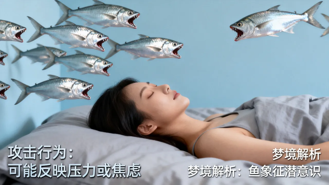 梦到鱼攻击人是什么预兆,梦见鱼咬人凶吉解析 梦到鱼攻击人是什么预兆,梦见鱼咬人凶吉解析