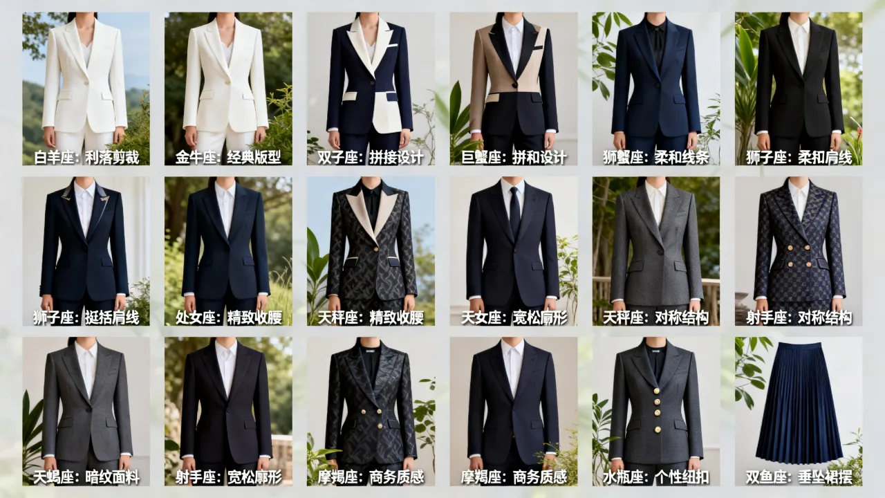 十二星座专属西服是什么?如何挑选你的星座西服搭配 十二星座专属西服是什么?如何挑选你的星座西服搭配