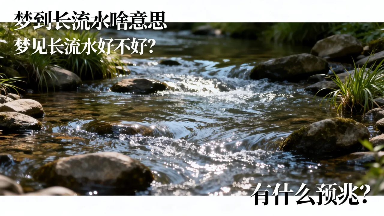 梦到长流水啥意思，梦见长流水好不好？有什么预兆？