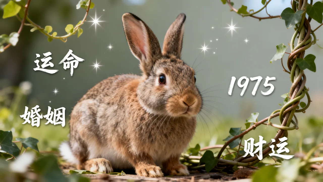 1975属兔在2026运命及运程如何?属兔人婚姻和财运怎样? 1975属兔在2026运命及运程如何?属兔人婚姻和财运怎样?