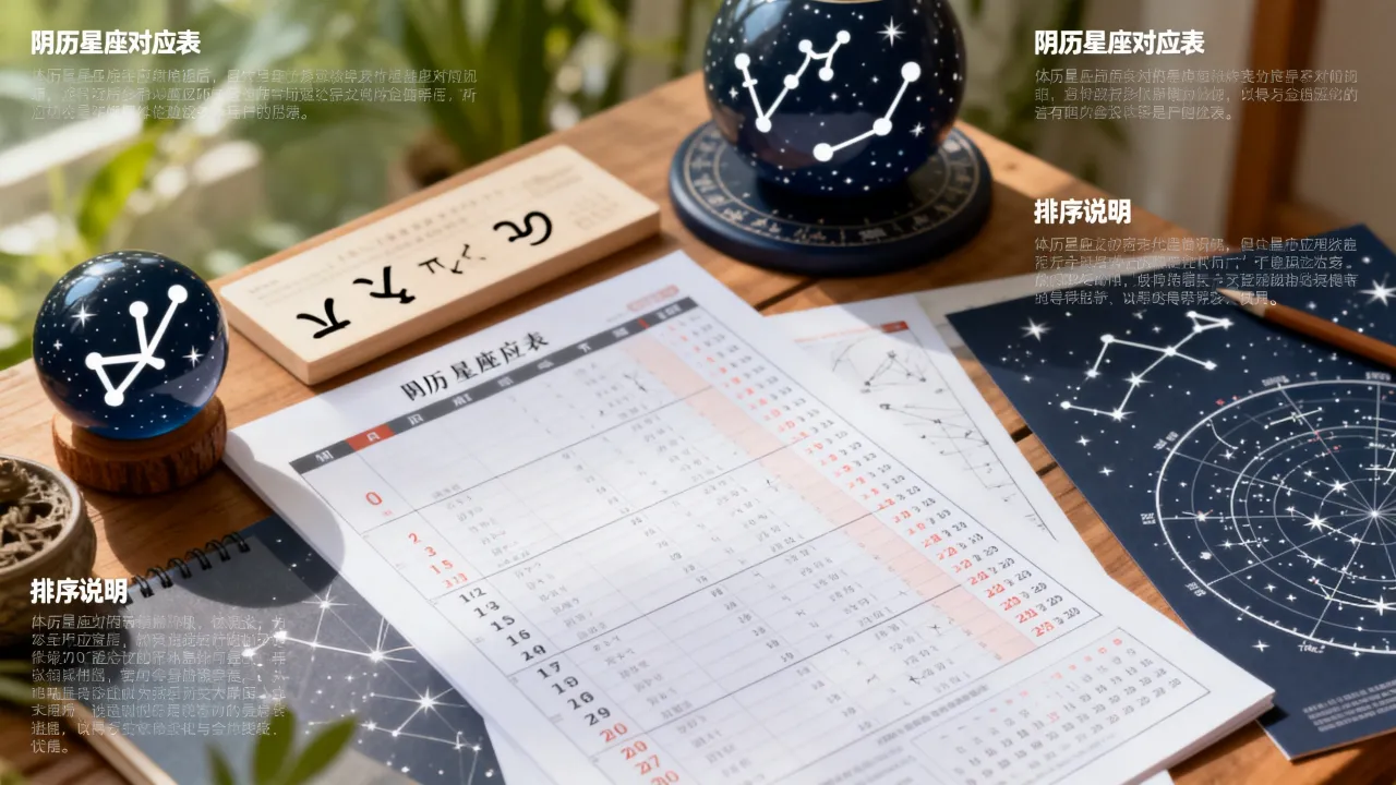 星座阴历排序怎么排？阴历星座对应表准确吗？