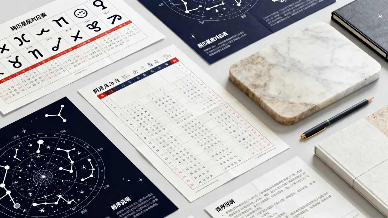 星座阴历排序怎么排？阴历星座对应表准确吗？