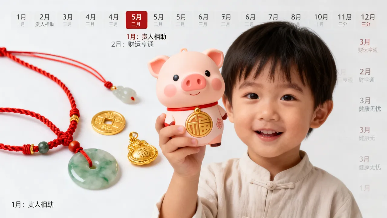 2026年5岁生肖猪每月运势如何,猪生肖佩戴什么饰物最旺? 2026年5岁生肖猪每月运势如何,猪生肖佩戴什么饰物最旺?