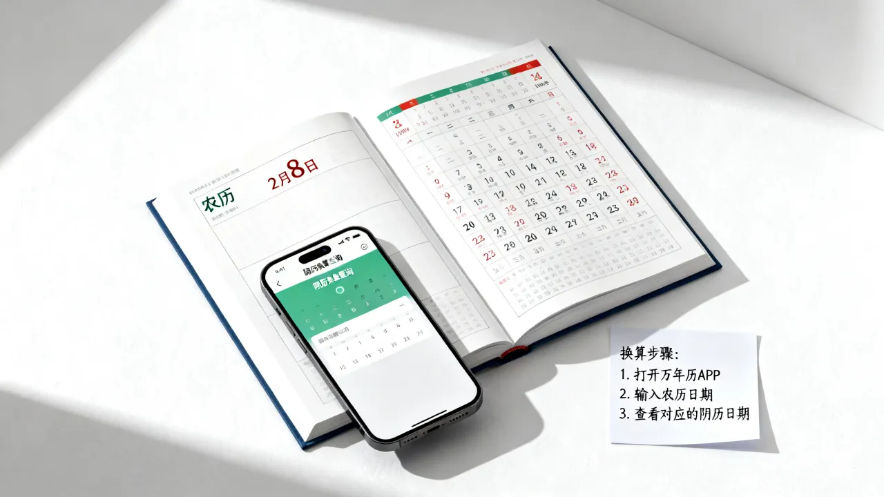 农历2月8日对应的阴历是多少号,怎么换算查询 农历2月8日对应的阴历是多少号,怎么换算查询