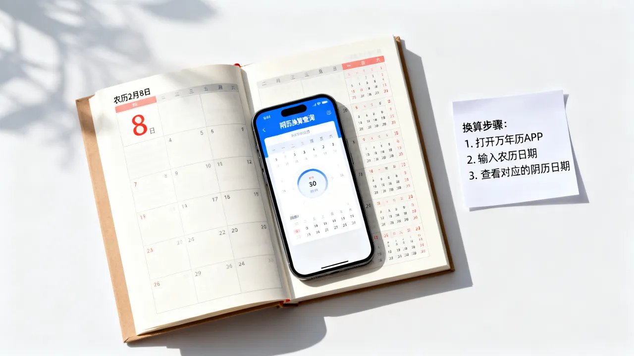 农历2月8日对应的阴历是多少号,怎么换算查询 农历2月8日对应的阴历是多少号,怎么换算查询