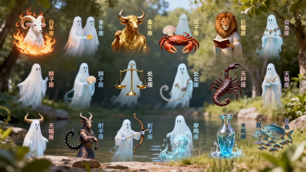 十二星座幽灵是什么意思,十二星座幽灵长什么样 十二星座幽灵是什么意思,十二星座幽灵长什么样