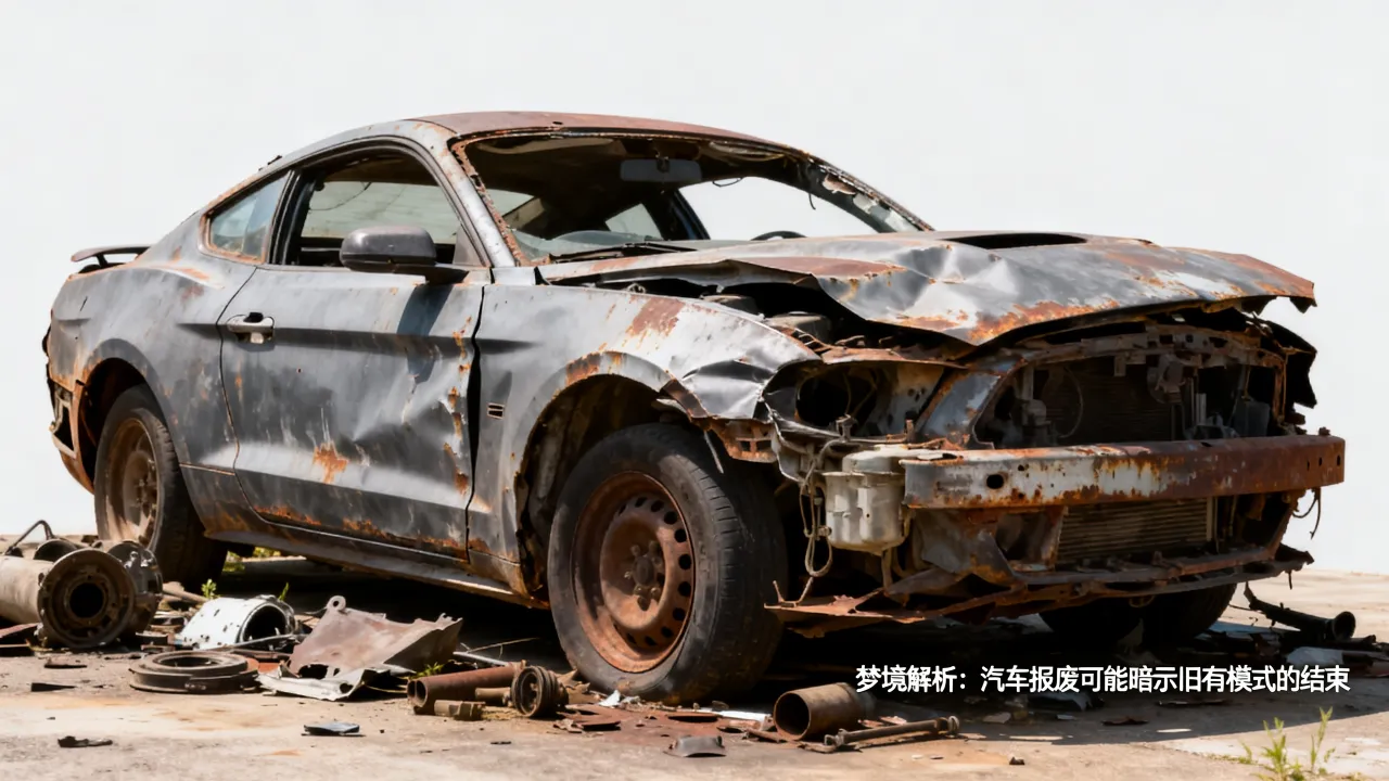 梦见汽车烂了意味着什么，汽车报废梦境有何预兆