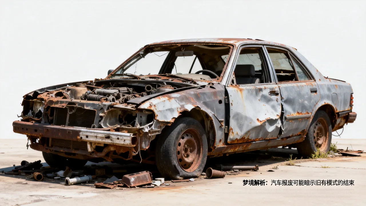 梦见汽车烂了意味着什么，汽车报废梦境有何预兆