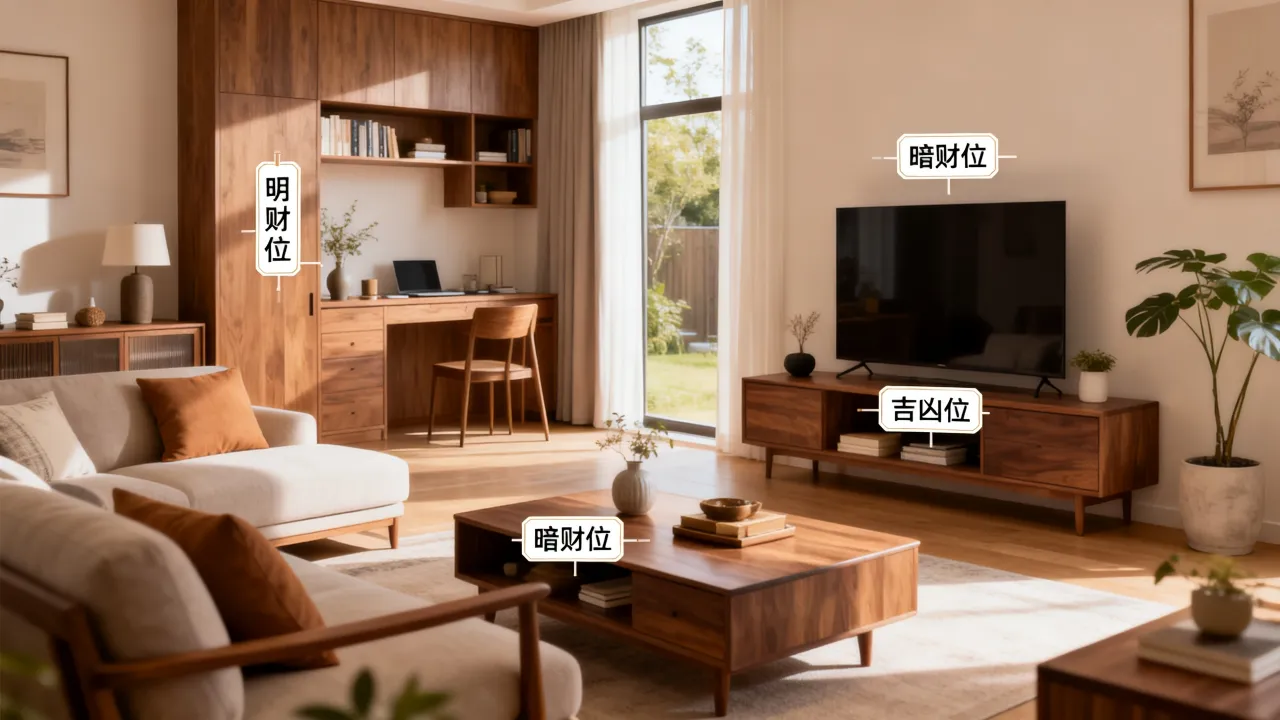 居家风水怎么看吉凶位，房子明财位和暗财位在哪怎么看？