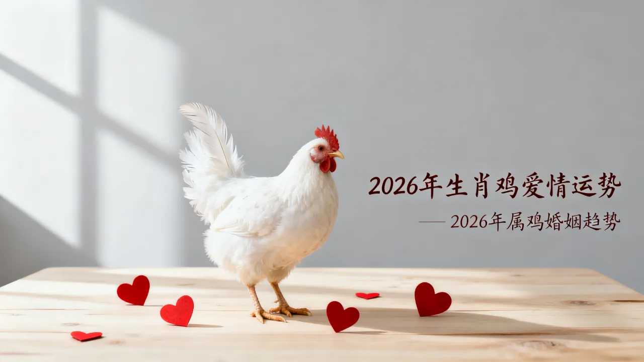 2026属鸡爱情怎么样，2026生肖鸡有婚姻吗