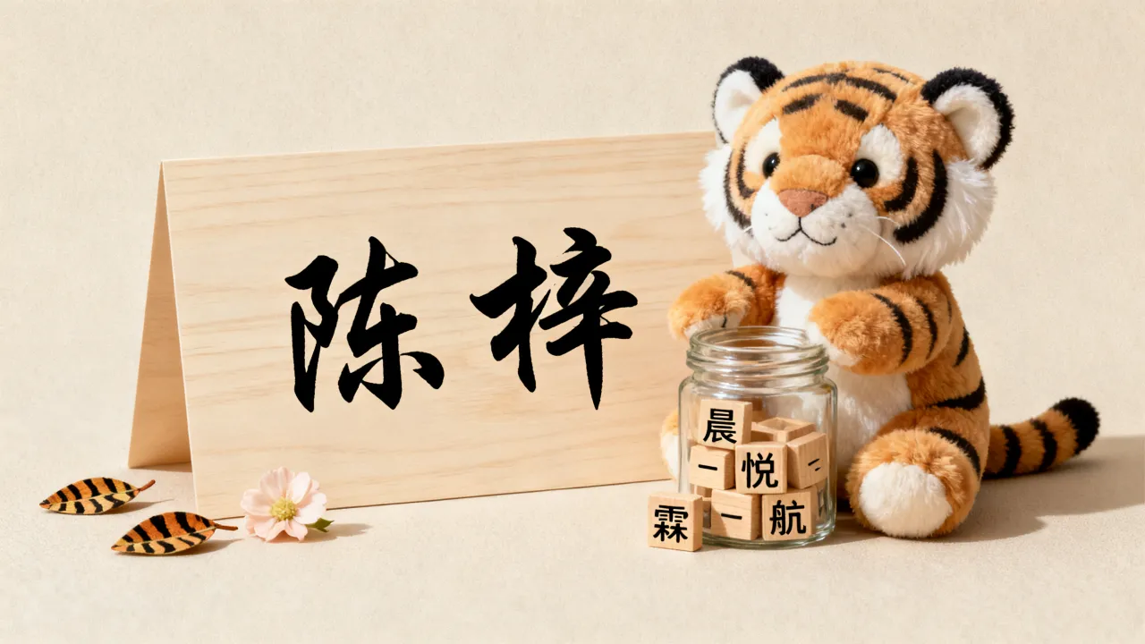 虎年宝宝起名陈梓什么好,陈梓后面配什么字有寓意 虎年宝宝起名陈梓什么好,陈梓后面配什么字有寓意