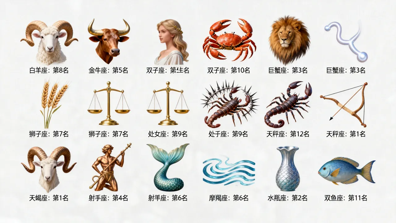 十二星座谁最丧,十二星座中最丧的星座排名 十二星座谁最丧,十二星座中最丧的星座排名