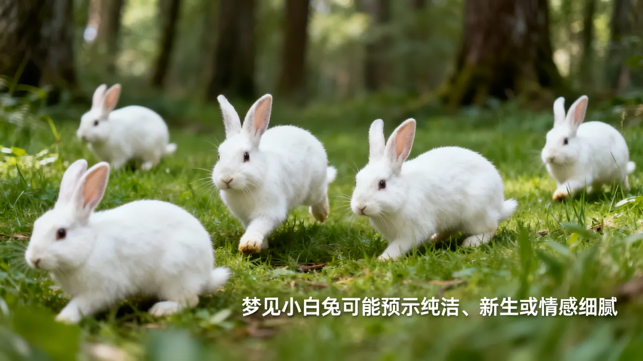 梦见很多小白兔预示什么,梦见小白兔是什么征兆 梦见很多小白兔预示什么,梦见小白兔是什么征兆