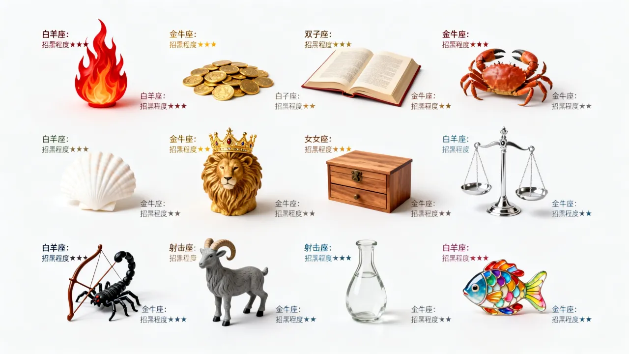 十二星座谁最容易被黑被骂？各星座招黑程度排名大盘点