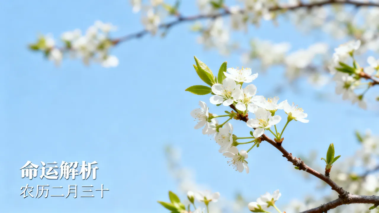 阴历二月三十出生的人命运如何？农历二月三十好不好