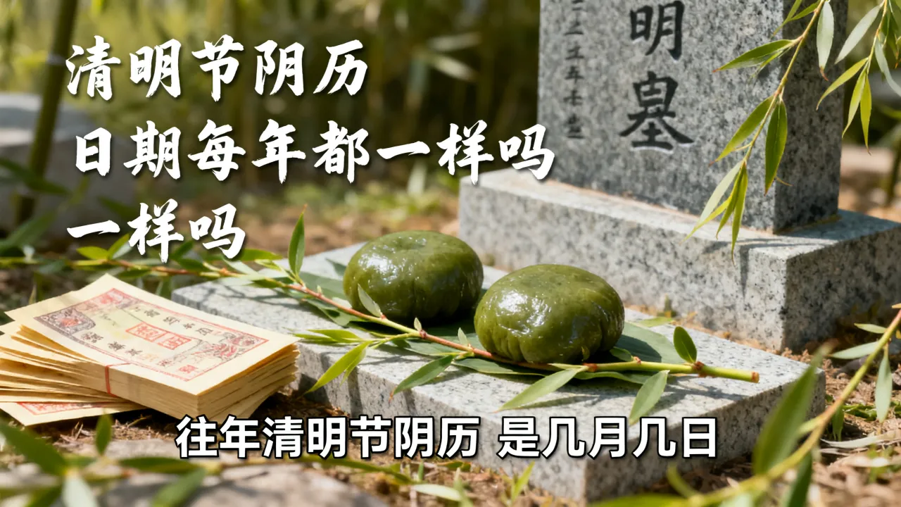 往年清明节阴历是几月几日，清明节阴历日期每年都一样吗