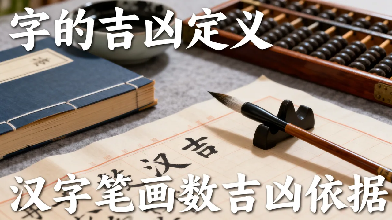 字的吉凶是怎么定义的，汉字笔画数吉凶有何依据