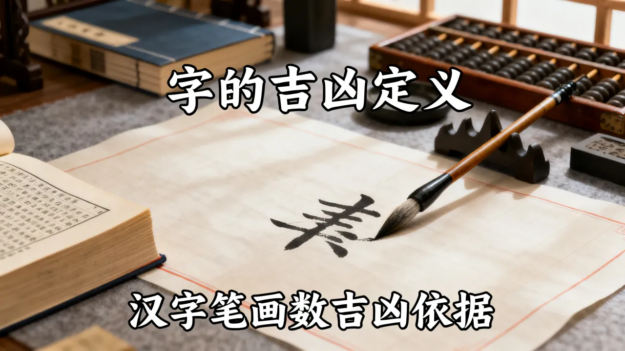 字的吉凶是怎么定义的，汉字笔画数吉凶有何依据