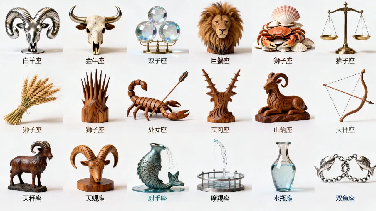 十二个星座的图片有哪些，十二星座图片高清大全新版怎么找