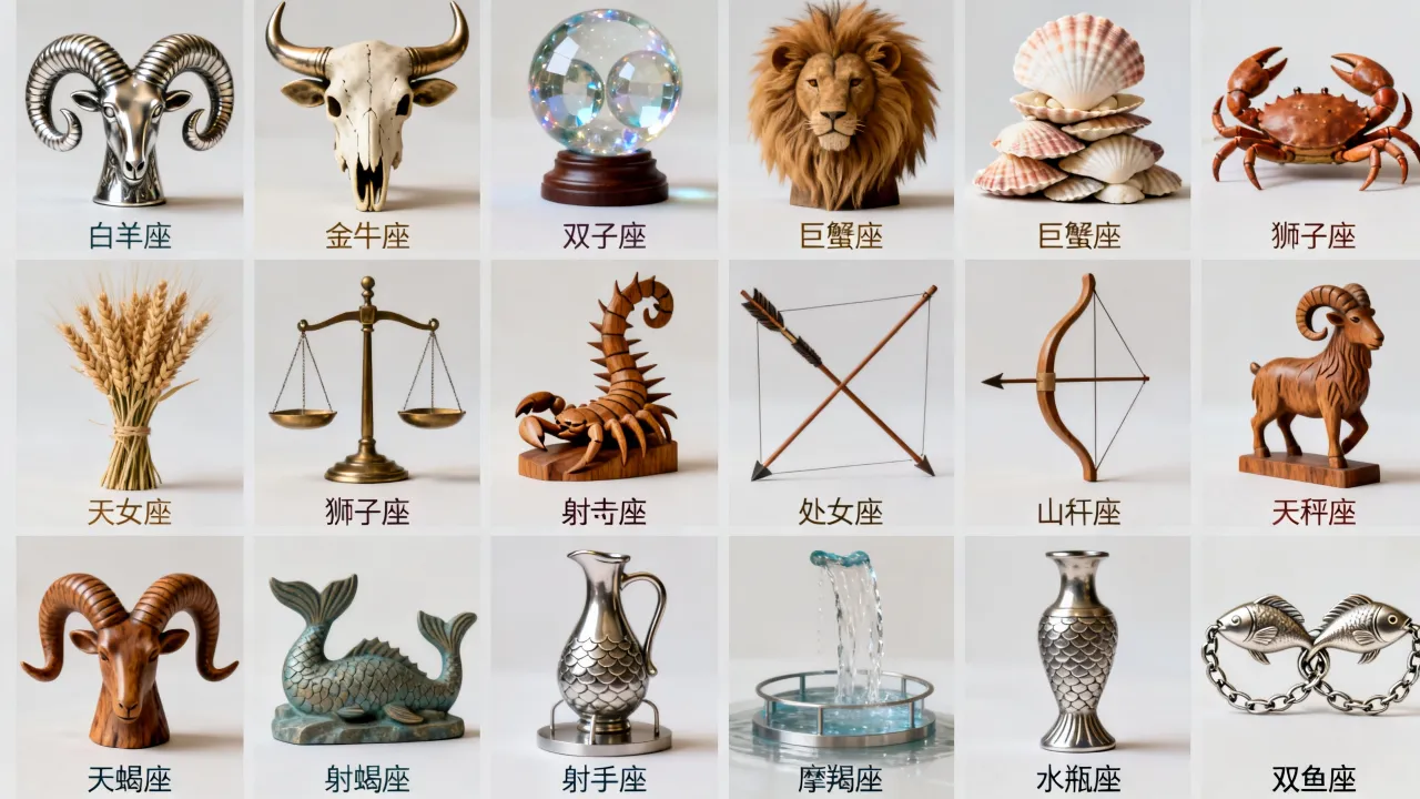 十二个星座的图片有哪些，十二星座图片高清大全新版怎么找