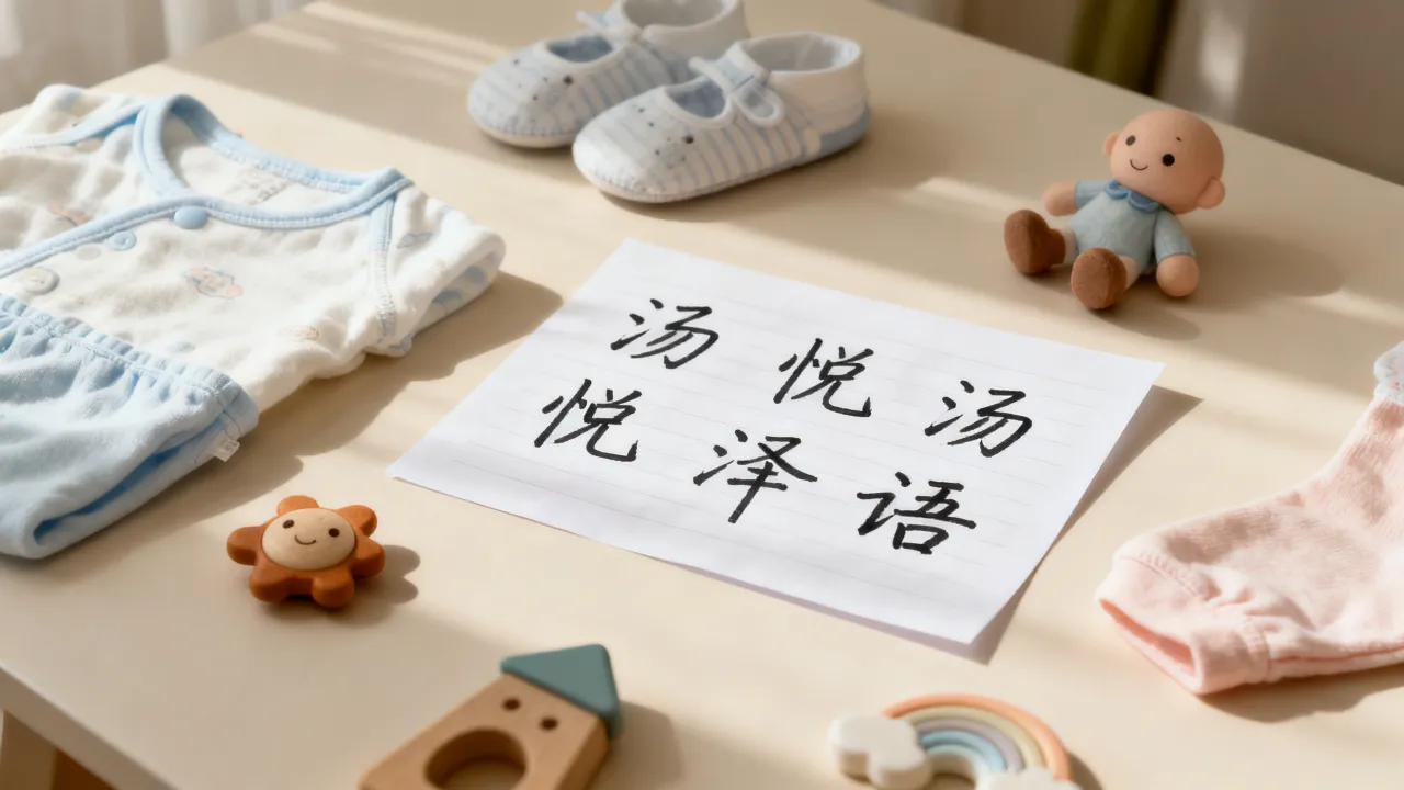 汤家宝宝怎么起名，2025新生儿好听名字怎么取
