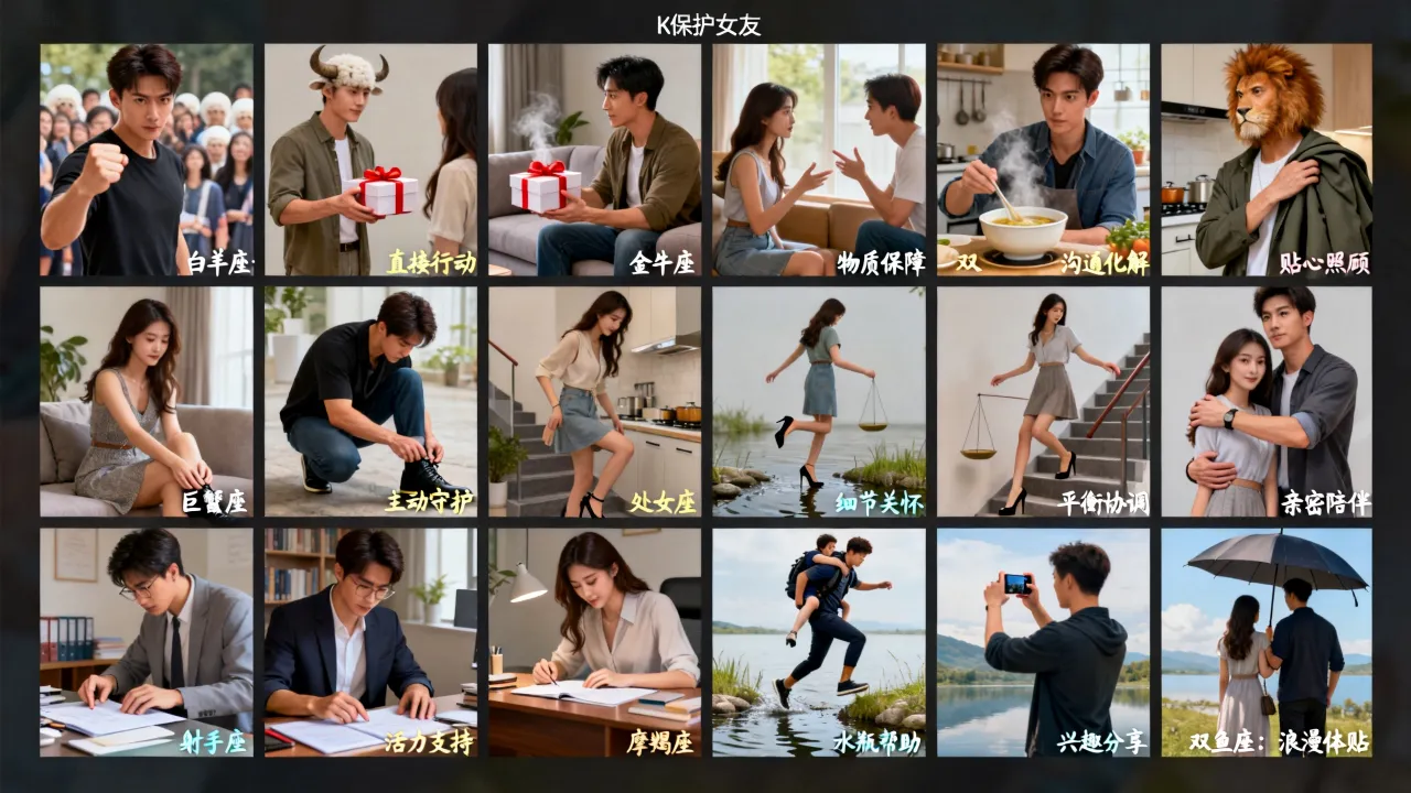 十二星座男会怎样保护女友，十二星座男保护恋人的方式有哪些