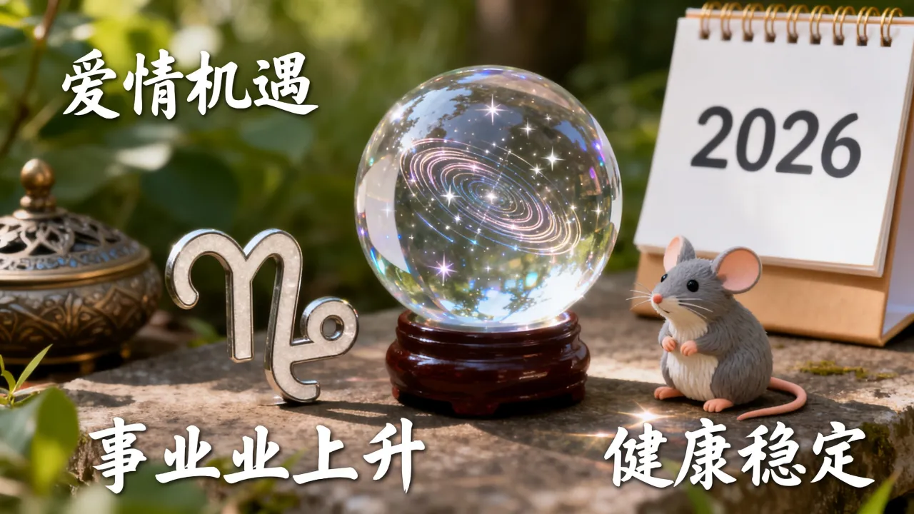 属鼠摩羯座2026年爱情运如何，属鼠摩羯座2026年运势怎么样？