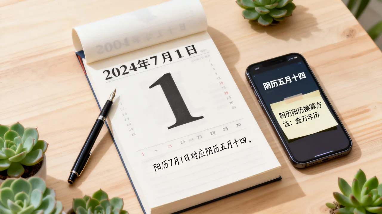 阳历7月1日阴历是几月几号,阴历阳历怎么换算 阳历7月1日阴历是几月几号,阴历阳历怎么换算