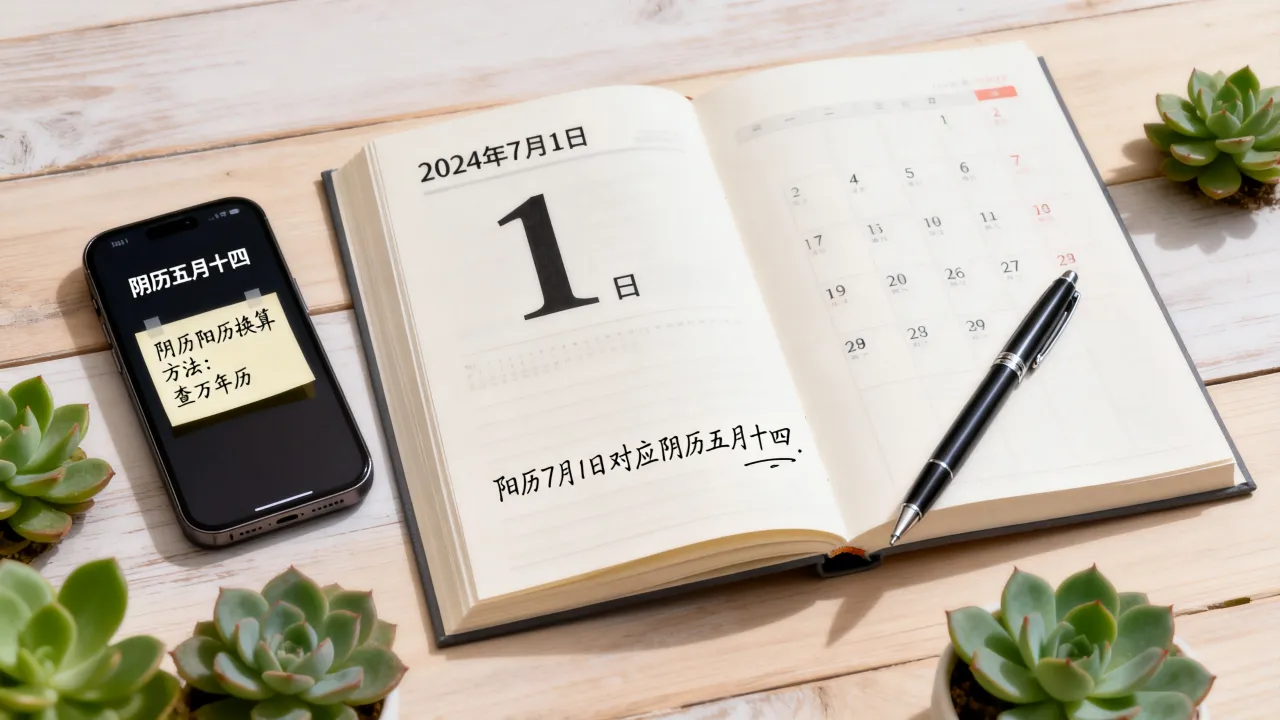 阳历7月1日阴历是几月几号,阴历阳历怎么换算 阳历7月1日阴历是几月几号,阴历阳历怎么换算
