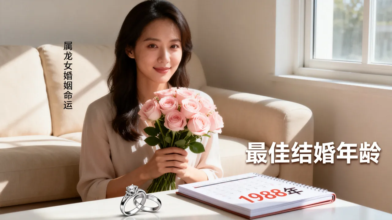 1988年属龙女婚姻命运如何，属龙女几岁结婚最好？