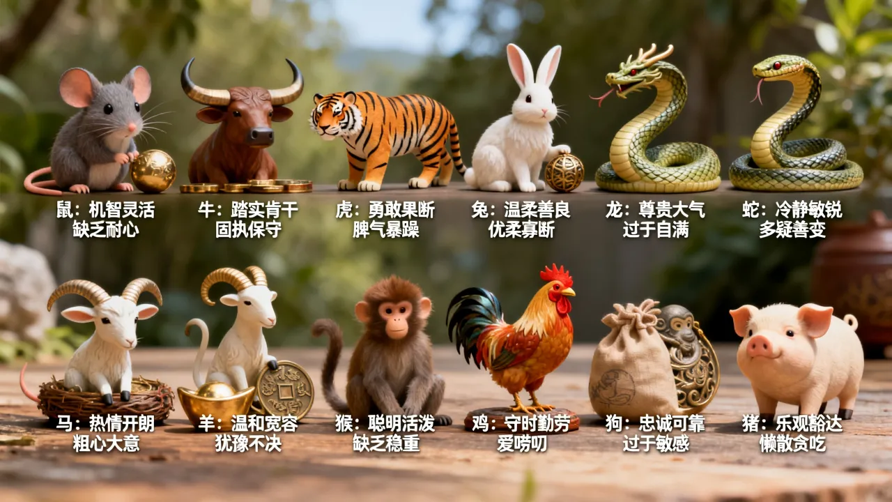十二生肖各有什么优点和缺点,十二生肖优缺点对比哪个生肖最好? 十二生肖各有什么优点和缺点,十二生肖优缺点对比哪个生肖最好?