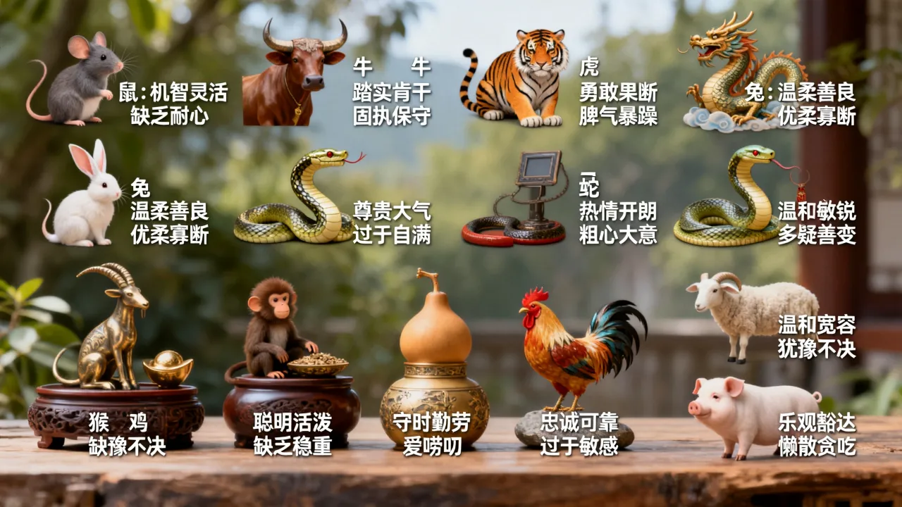 十二生肖各有什么优点和缺点,十二生肖优缺点对比哪个生肖最好? 十二生肖各有什么优点和缺点,十二生肖优缺点对比哪个生肖最好?
