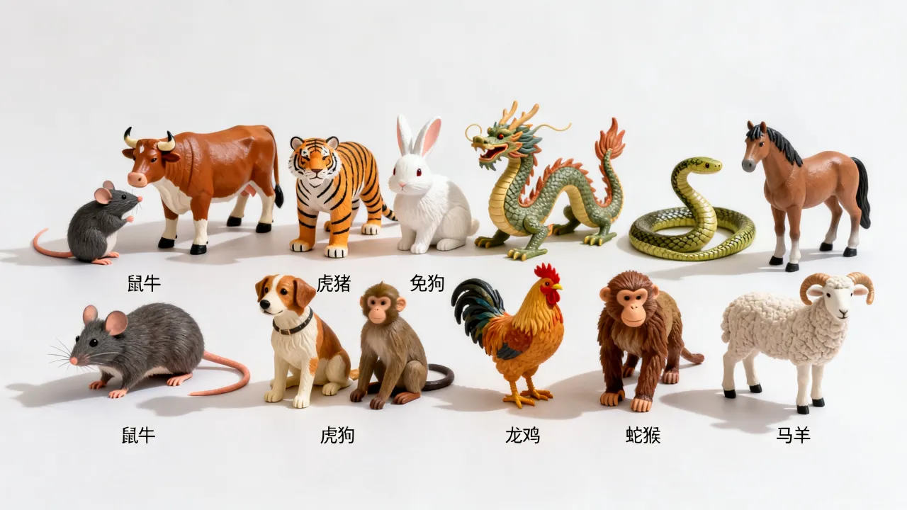 十二生肖六合六的生肖图片有哪些?六合生肖配对大全 十二生肖六合六的生肖图片有哪些?六合生肖配对大全