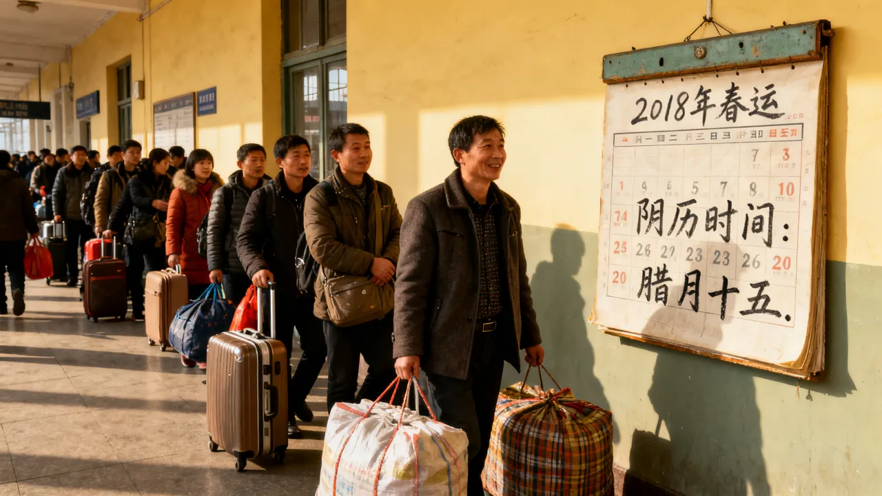 2018年春运阴历时间是什么时候,春运阴历几月几号开始 2018年春运阴历时间是什么时候,春运阴历几月几号开始