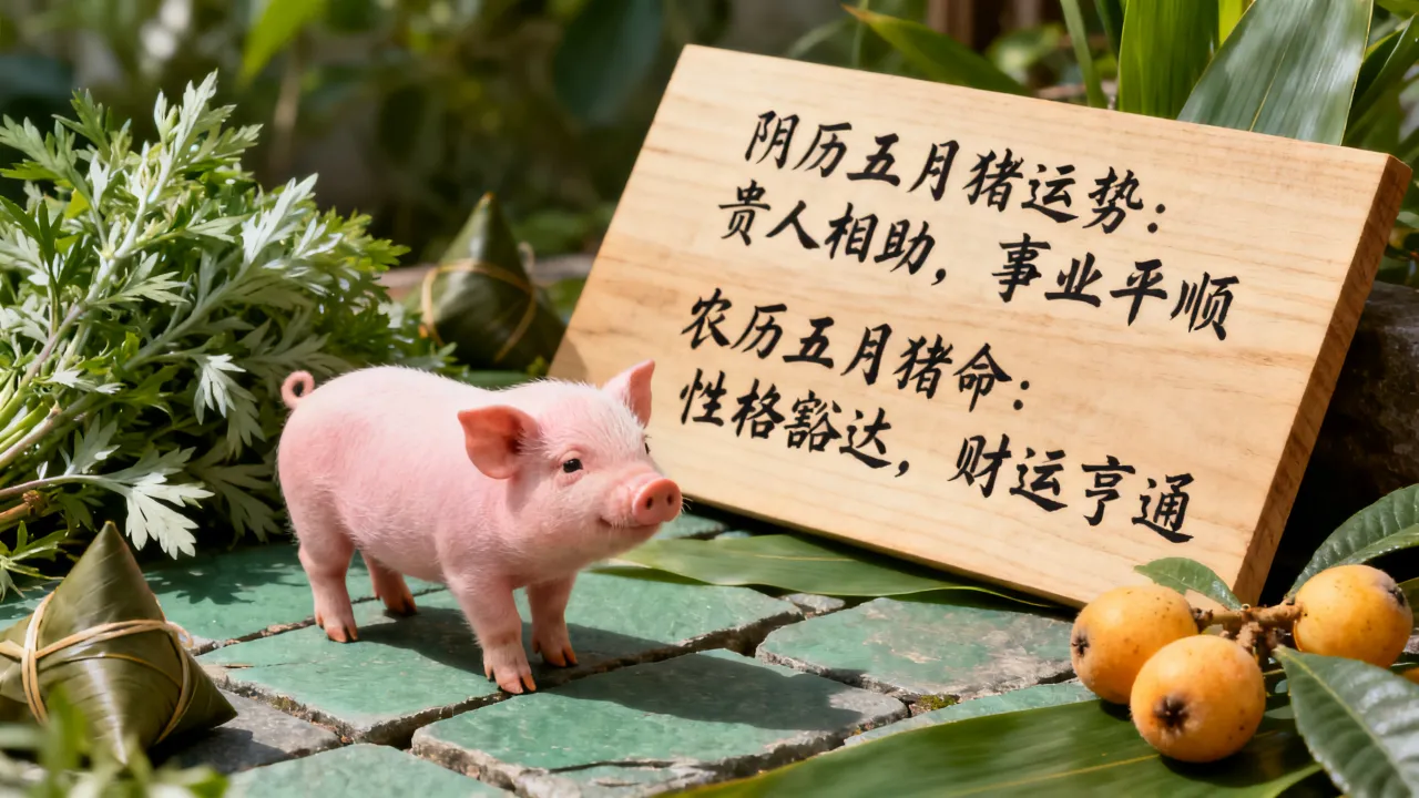 阴历五月份的猪运势如何,农历五月出生的猪命好不好 阴历五月份的猪运势如何,农历五月出生的猪命好不好